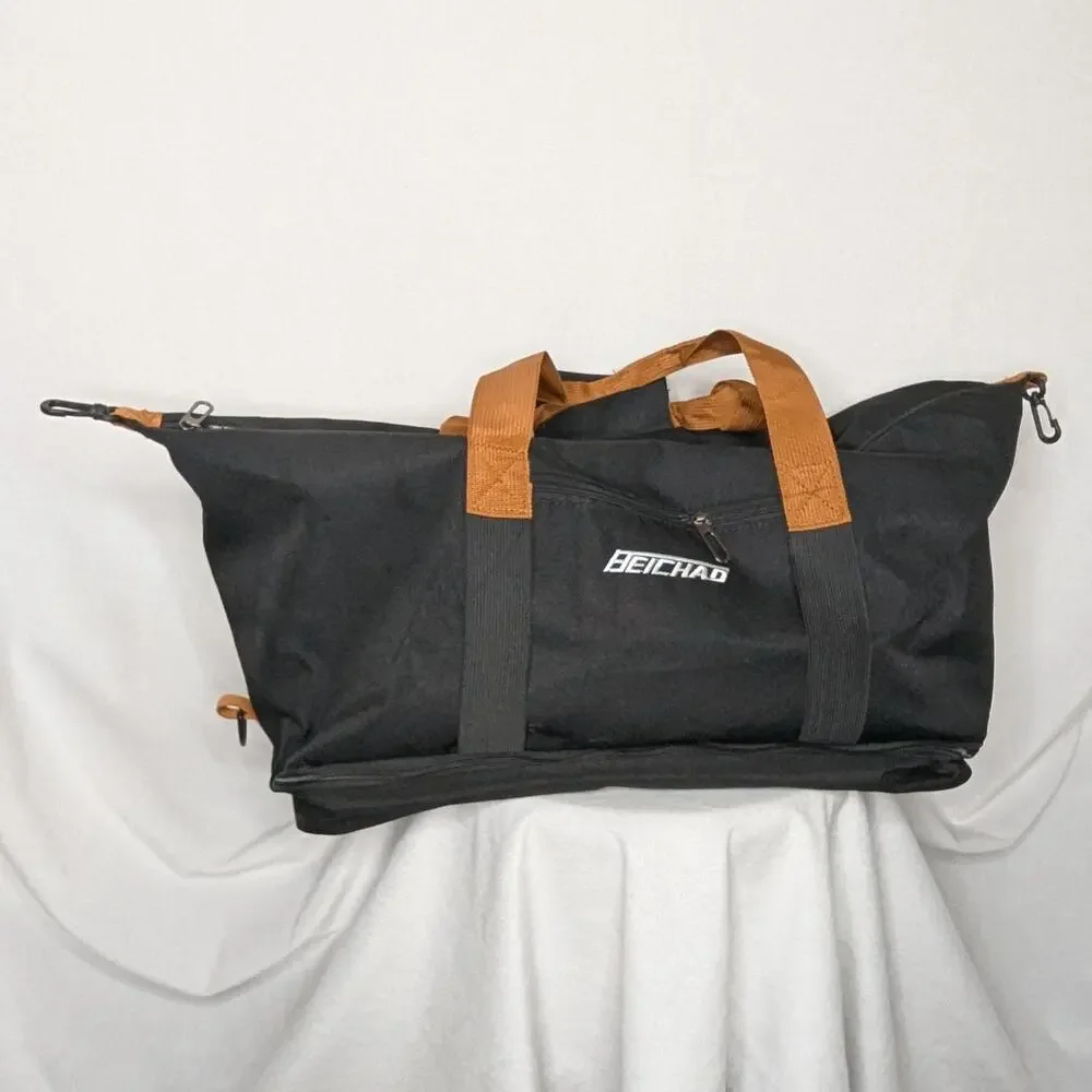 Men's Bags Casual Insulated duffle Bag Black Gym Travel Workout Duffle Bag